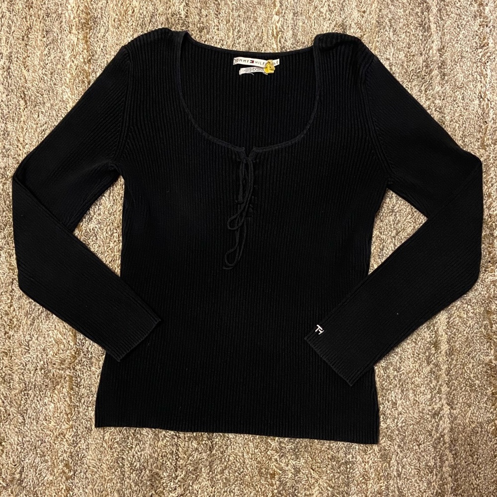 Black Tommy Hilfiger Sweater